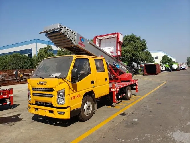 驿城附近云梯车出租 砂石搬运